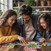 White Mountain 1000 Piece Jigsaw Puzzle Winter Christmas Holiday Puzzles