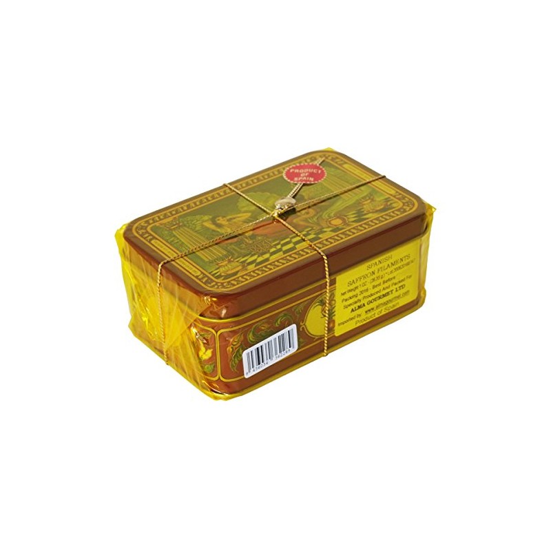 Alma Gourmet Altaj Premium Spanish Saffron Threads Spice 1 Ounce