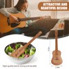 PEPKICN Guitar Shape Rockin Wooden Novelty Spatula Salad Server 10.5-inch