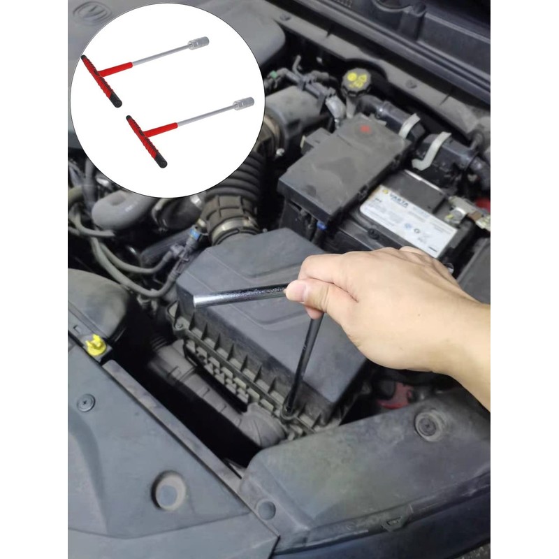 Utoolmart Rubber Coated T Handle 17mm Hex Hexagon Socket Wrench