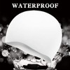 UTTPLL Silicone-Waterproof-Swimming-Durable-Non-Slip Unisex Adult Swim Cap Swimming Hat Men Women
