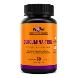 Suplemento A4h Resveratrol Curcumina Antioxidante 60 Caps                                                                                             