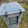YYST Outdoor Garbage Trash Waste Can Bin Lid Lock Holder