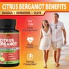 Organic Cadane Citrus Bergamot Supplement Extract Capsules, 90 Capsules &