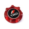 Unbranded VALVE COVER RED BILLET ALUMINUM ENGINE OIL FILLER CAP