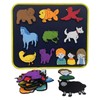 Qimihinoy Felt Story Board Set,Large Animals Felt Stroy Retelling Pieces