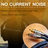RCA Plug Connectors Coaxial Cable Audio Adapter Gold Plug Male