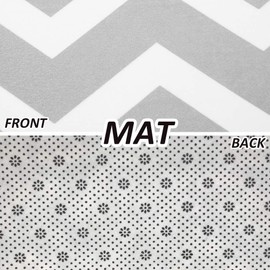 Wild Flower Door Mat, Flower Mat, Spring Decor, Housewarming Gift, Flower Decor, Front Door Coir Doormat, Non Slip Floor Mat for Home Bathroom Kitchen Entrance 16 x 24 inch