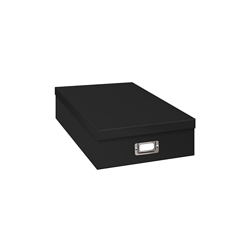 Pioneer Jumbo Scrapbook Storage Box, Black, 14.75 Inch x 13