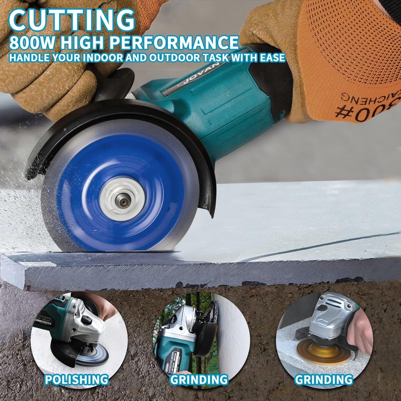 20V Cordless Angle Grinder, 4" and 4-1/2" Electric Angle Grinder