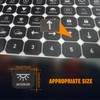 Chelhead 140PCS Universal Switch Panel Stickers Compatible with P1-6/8/12 Gang