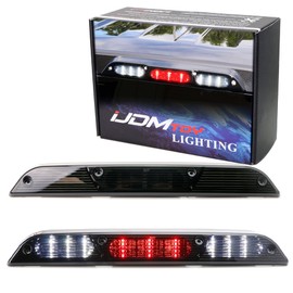 iJDMTOY Smoked Lens Full LED High Mount Third Brake/Stop Light Assembly Compatible with Ford 2015-2020 F-150, 2017-up F-250 F-350, 2019-up Ranger, 2022-up Maverick