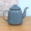 Enamel Teapot with Handle & Lid 14cm, 1.5L Traditional Serving