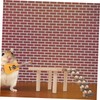 NOLITOY 1pc Hamster Standing Platform Wooden Climbing Ladder for Hamster