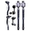 SCITOO 6pcs Suspension Kit Front Inner Tie Rod End Front