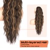 SEIKEA 26" Ponytail Extension，PT003 Eva Long Drawstring Ponytail Wavy Clip
