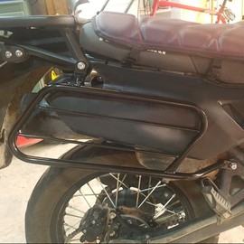 Xitomer Saddlebag Support Racks Fit for KLR650 1987-2018 Gen1 Gen2 for KLR650 Motorcycle Pannier Racks Motorcycle Side Carrier