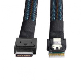 xiwai PCIe PCI Express SFF-8611 4i OcuLink to SFF-8654 Thin SSD Data Active Cable 50cm