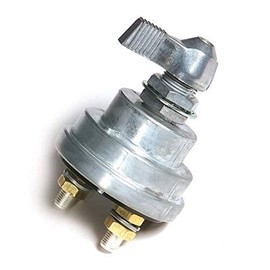 Grote 82-2103 - Master Battery Disconnect Switch - For Battery Circuit, 3/8 In. Stud, 12V, 180 Amps @ 6-36V Dc, silver