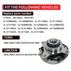 NITOYO 515043 Front Wheel Bearing Hub Assembly Compatible with 4WD