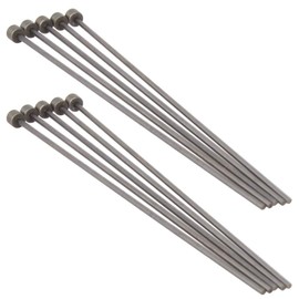 Utoolmart 2mm Dia Round Tip Steel Straight Ejector Pin Punch 150mm Long Silver Gray 10pcs