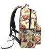 TRYYN Cute Monkey and Banana Casual Backpack, Lightweight Laptop Bag