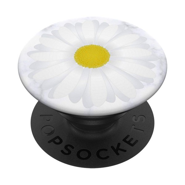 Cute Daisy Flower Cell Phone Button Holder Pop Out Back
