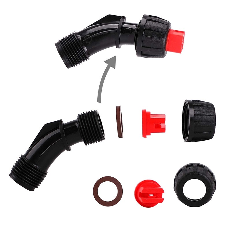 Aimela Sprayer Nozzle Tips,6 Piece Multifunctional Spray Combination,Adjustable Nozzle,Suitable For