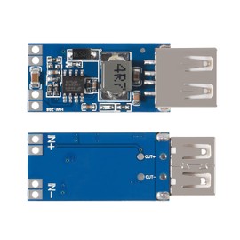 Dorhea 10PCS DC-DC Converter 9V 12V 24V to 5V 3A USB Step-Down Voltage Regulator Output Buck Module Phone Charger Car Power Supply Module