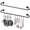 Mogaath 2Pack Hanging Pot Pan Rack, Heavy Duty 5/8'' Diameter