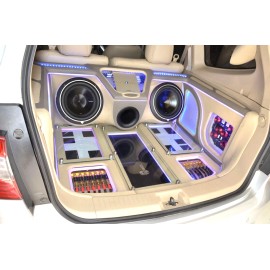 225FWY Green Snakeskin Sleeve 12 AWG Gauge 50 FT Copper Marine Car Audio Speaker Wire