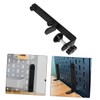 Operitacx 2 Stück Desktop Ständerhalter Peg Board Ständer Pegboard Weiß