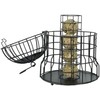 Supa Premium Wild Bird Cage Fat Ball Feeder, Deters Squirrels