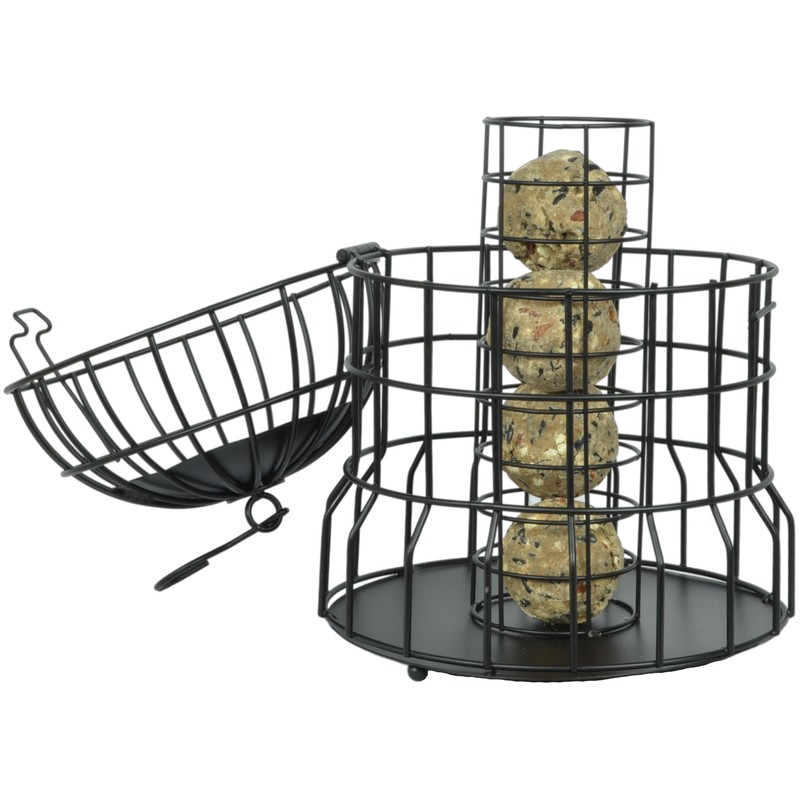 Supa Premium Wild Bird Cage Fat Ball Feeder, Deters Squirrels