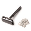 ANYMALE® Safety Razor Black Edition - Includes 5 ASTRA Blades