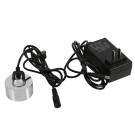 Haofy Fabricante de Niebla Ultrasónica de 24V Fogger Water Fountain Pond Atomizador Humidificador de Aire para Acuario con Adaptador Decoración de Baño Tanque Peces Jardín Hidropónico Estanque Césped