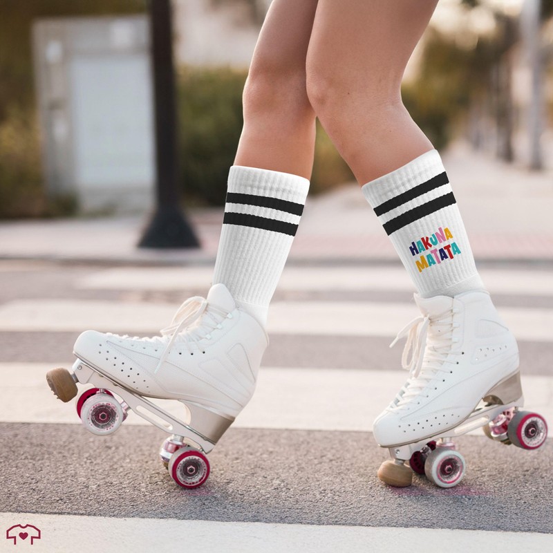 Shirtracer - Statement - Socks Hakuna Matata Tennis Socks Everything
