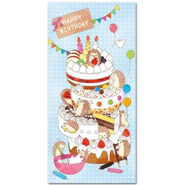 Happy Birthday Funny Pouch, Bill Size, Multi-purpose Bag, Pack of 5