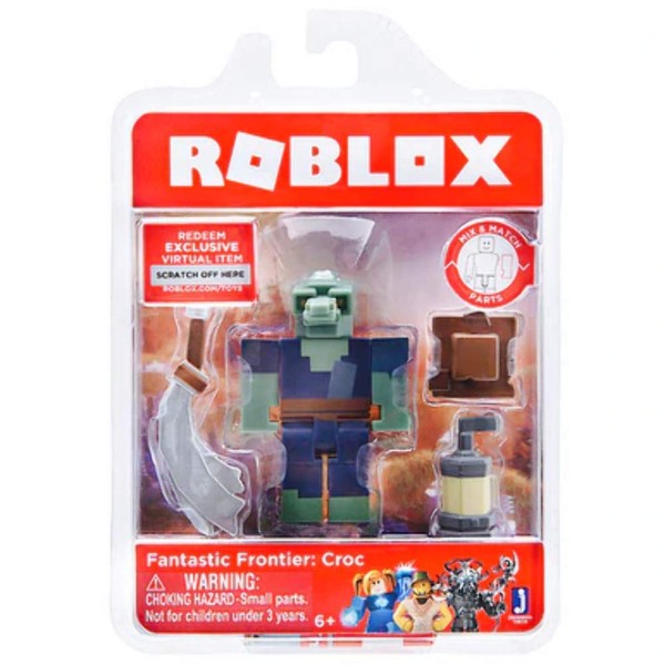 Roblox Fantastic Frontier: Croc Single Figure Core Pack with Exclusive Virtual Item Code
