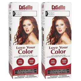 CoSaMo Hair Color #780 Auburn - Compares to Clairol Loving Care #80 (Pack of 2)