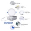 INCARLED 4Inch 3CCT LED Recessed Slim Pot Light with Junction