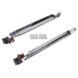 ProBox 600 Series, Full Extension Undermount Drawer Slide, Self-Soft Closing for Frame and Frameless Cabinet of 1/2" and 5/8” Drawer Thickness. Weight Rating 100 lbs./Pair. (1, 21" Long)