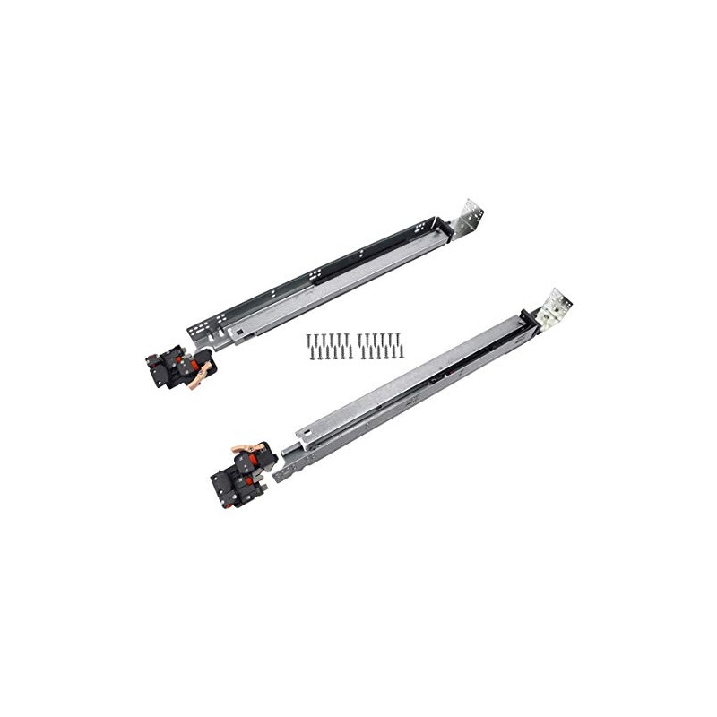 ProBox 600 Series, Full Extension Undermount Drawer Slide, Self-Soft Closing