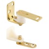 Prime-Line U 9133 Hinge Set, Café Door Style, Brass (Single