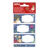 APLI 18433 – School Labels, Marine Backgrounds, 9 Units.
