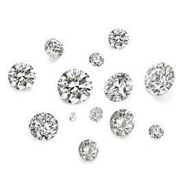 Fashewelry 50Pcs Clear Cubic Zirconia Faceted Rhinestone Cabochons 1mm 2mm 3mm 4mm 5mm Mini Pointed Back Crystal Diamante Gems for Nail Art Craft Jewelry Making