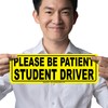 SIGNOGRAFX Please Be Patient Student Driver Car Magnet sign, New