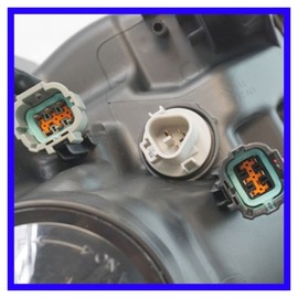 Passenger Side Headlight Assembly Halogen Compatible with 2014-2016 Nissan Rogue NI2503226