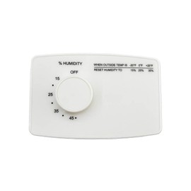 Gihdfer 4655 Manual Digital Humidifier Replacement 24V AC Control Switch White for Whole House Humidifier and Wall Mounted or Pipe