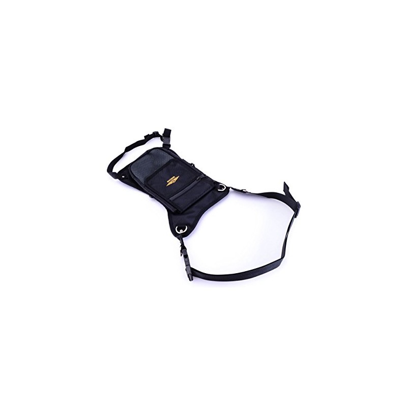 Bestem LGBE-LEGBAG-2 Black Motorcycle Rider Pack 2 Universal Leg Bag